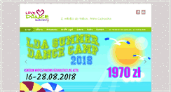 Desktop Screenshot of lovedance.pl
